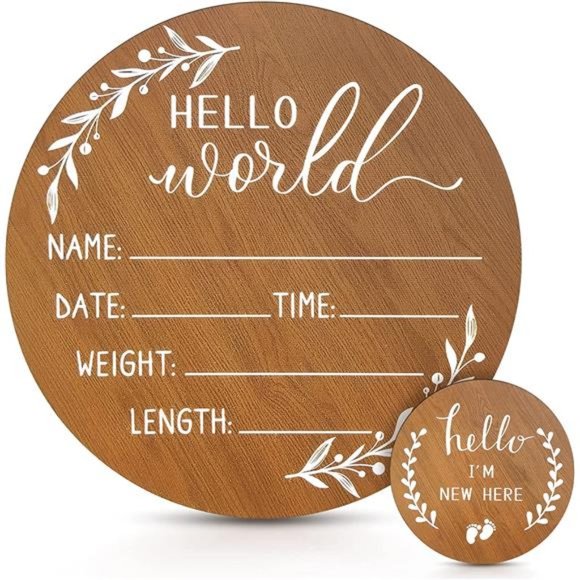 Accents Baby Announcement Sign Wooden Baby Name Sign For Nursery